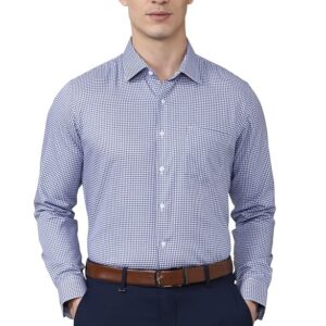 Men's Cotton Chequered Fashion Slim Fit Formal Shirt
