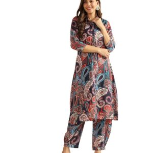 Ethnic Co Ord Set | Casual Wear Pant Top Set | Fancy Co-Ord Set | Full Pair Set | Women Kurta Sets Kurtis | Women Kurta Pant Set | Coord Sets for Women